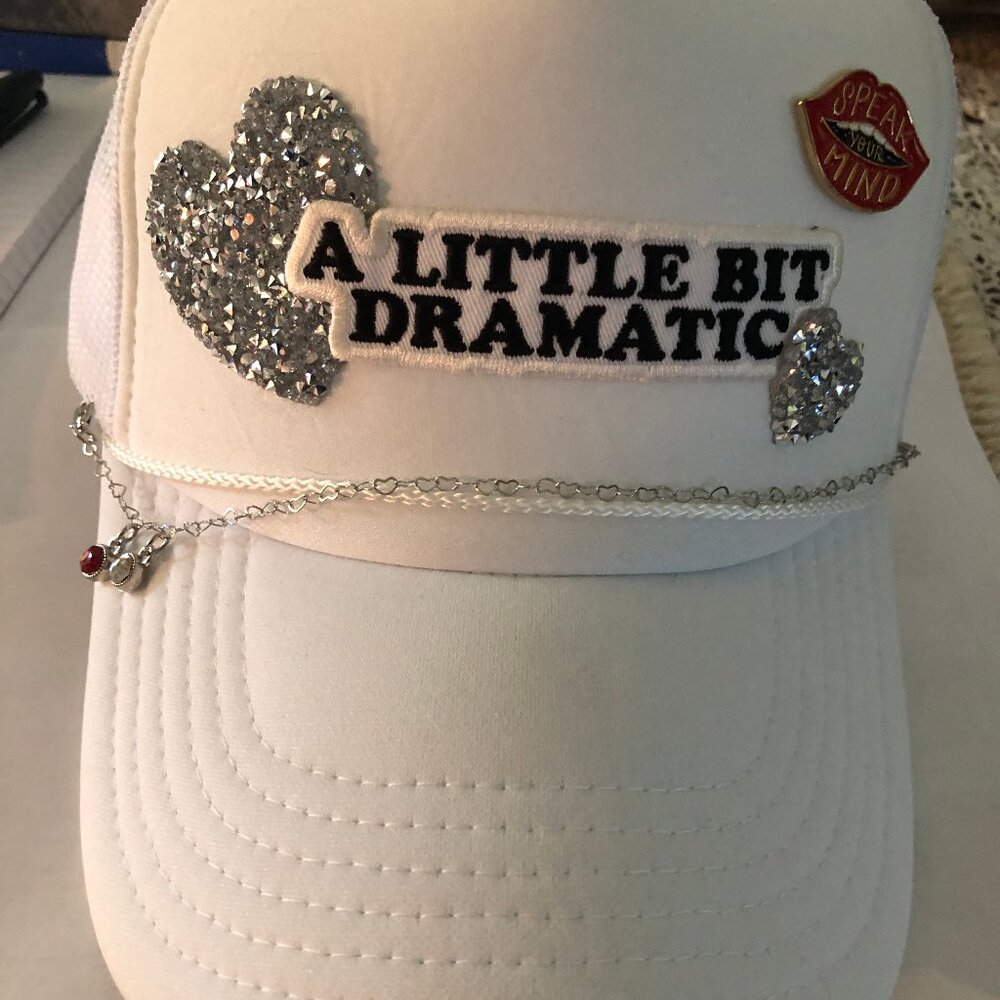 Women's 'Sassy' Otto White Ball Cap